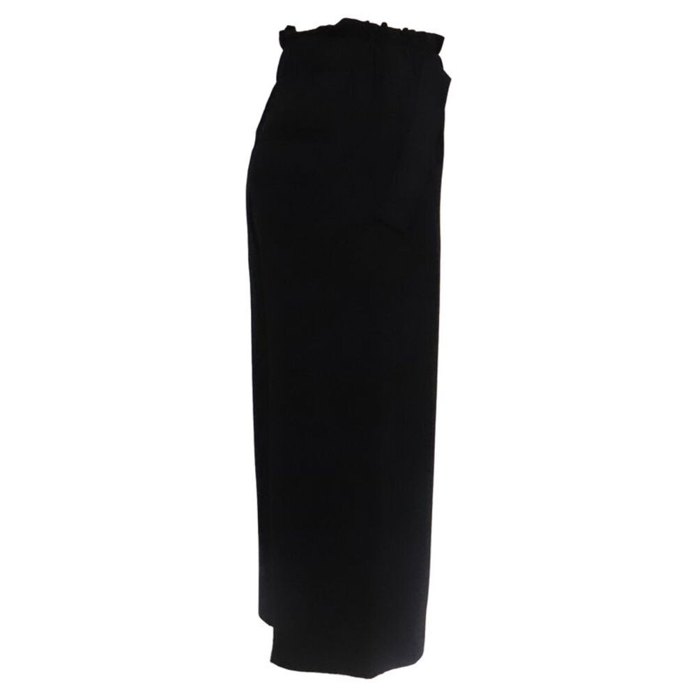 Vince Elastic Waistband Culottes in Black Triacetate